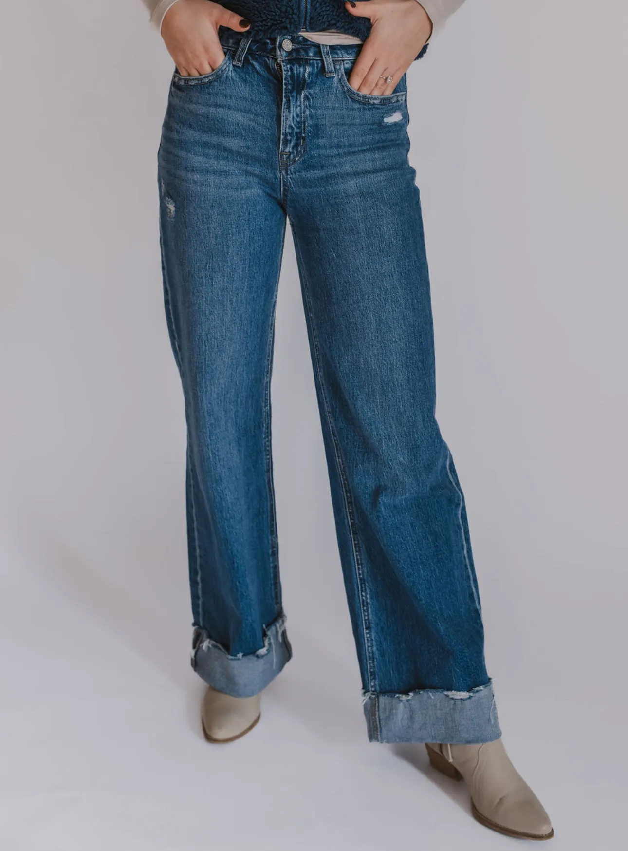 The Vervet Wide Leg Kris Jeans