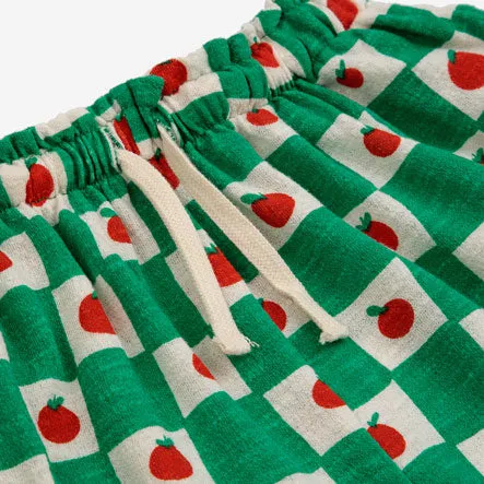 Tomato all over culotte pants