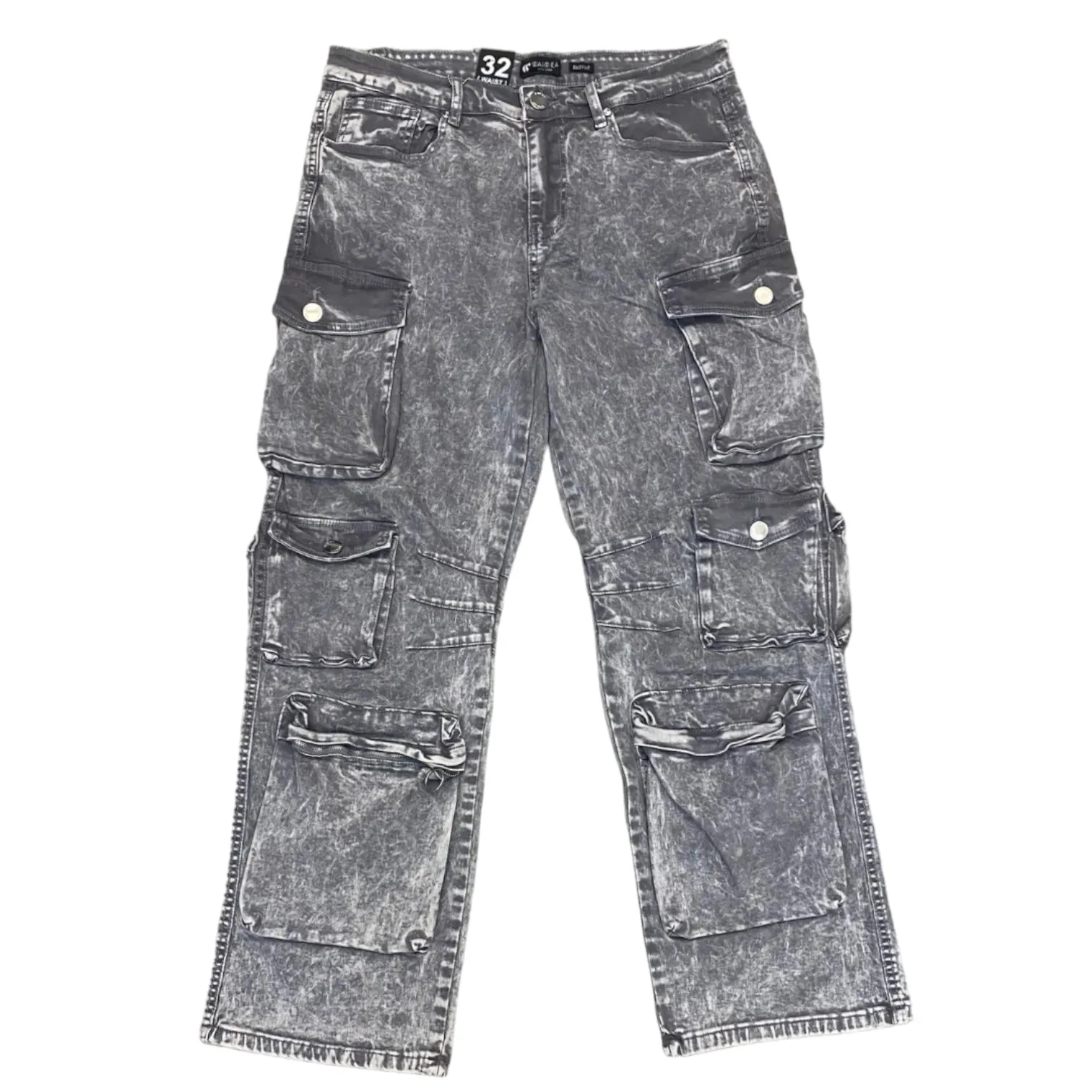 WAIMEA: Baggy Fit Jeans M8037D