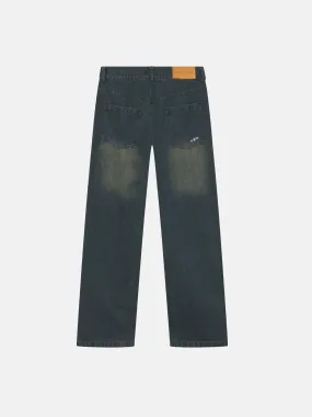 Washed Baggy Jeans