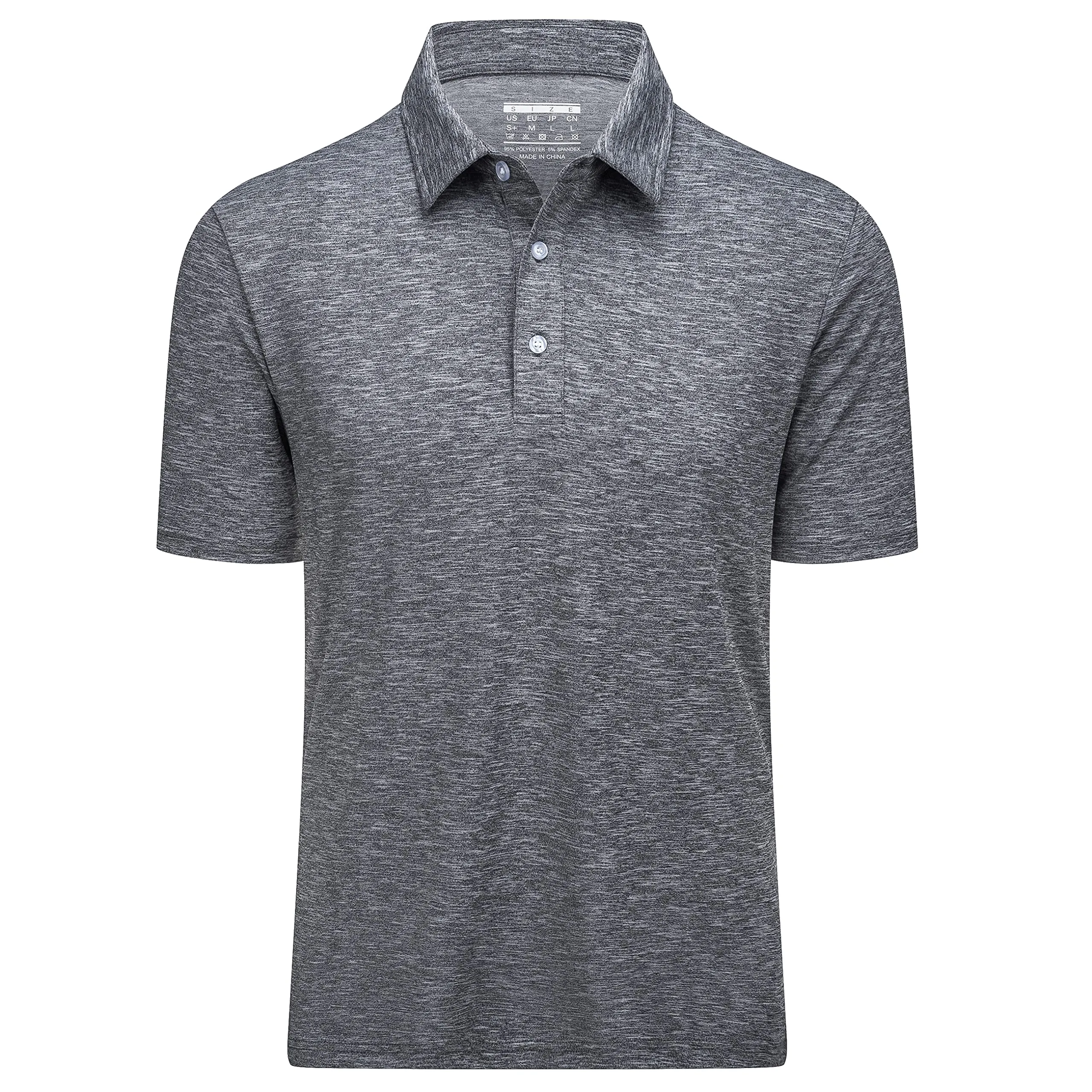 West Louis™ 3 Button Down Golf Polo Shirt