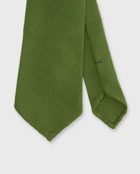 Wool Tie in Moss Flannel