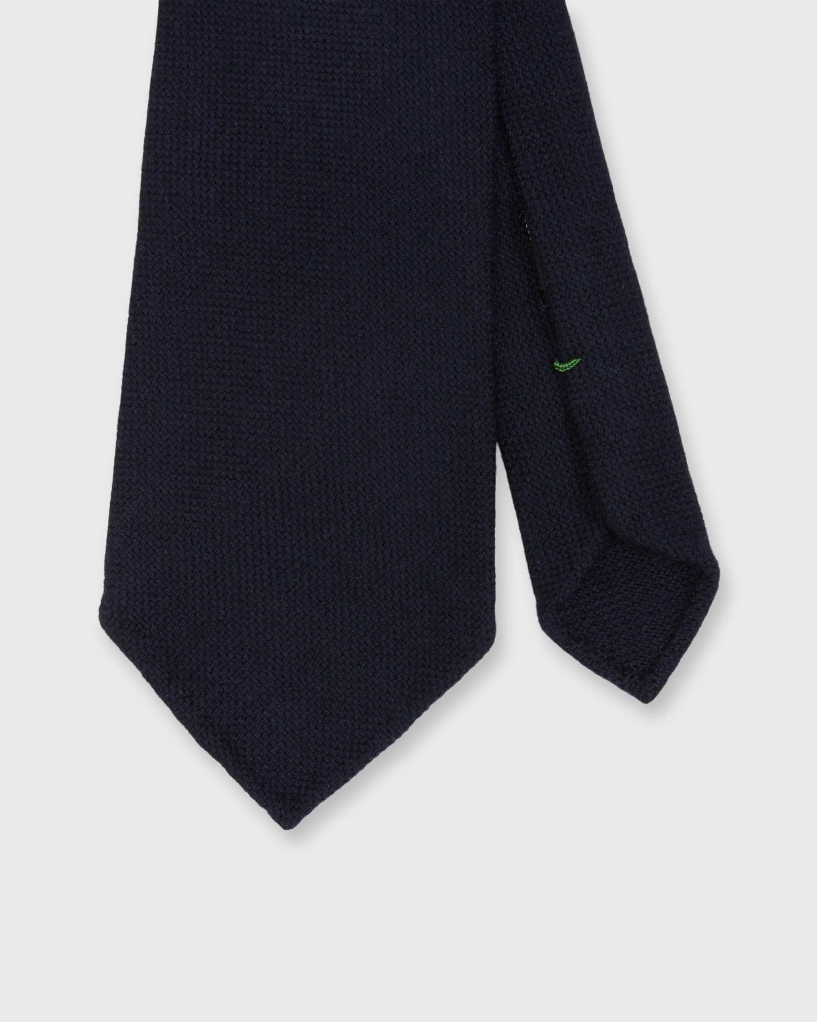 Wool Twill Tie in Navy