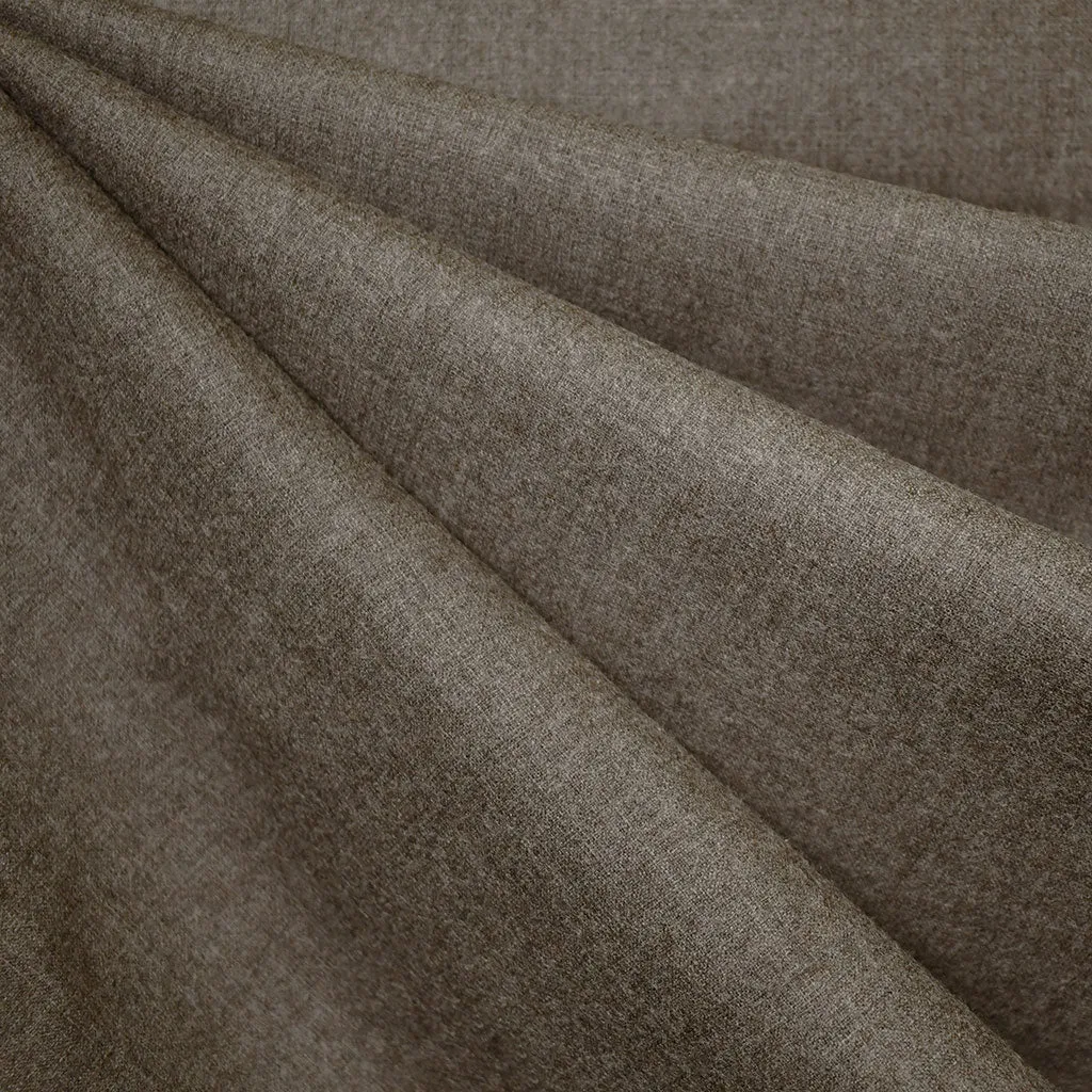 Worsted Wool Suiting Solid Taupe