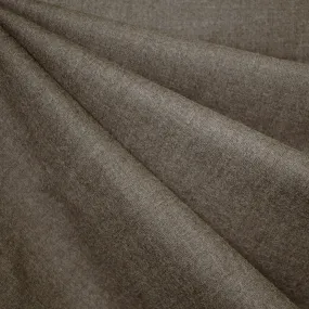 Worsted Wool Suiting Solid Taupe