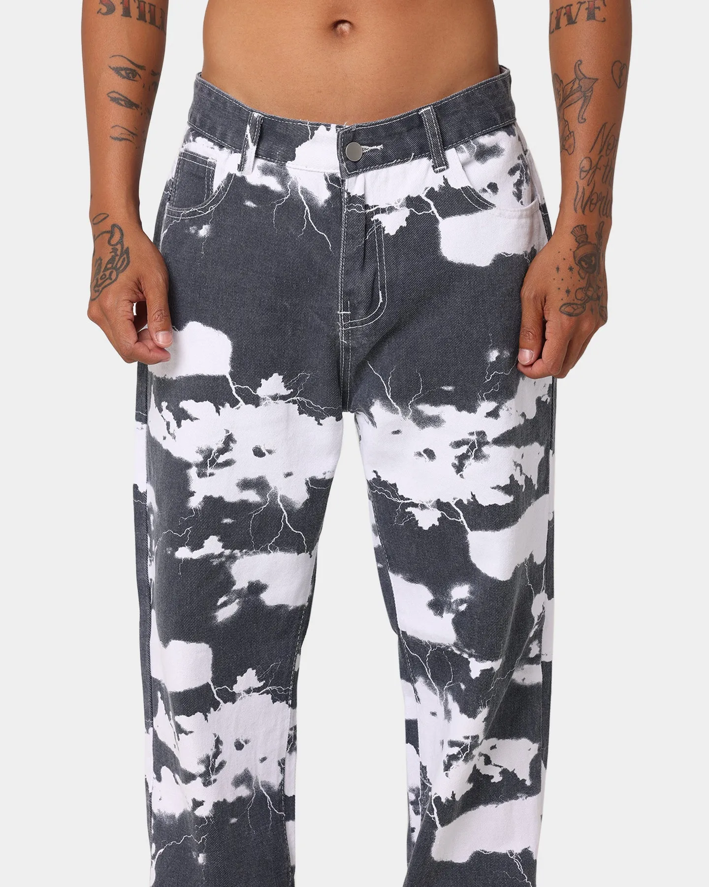 XXIII Blaise Splatter Jeans Blue